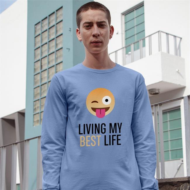 White Living My Best Life Tee Shebysheree Merch