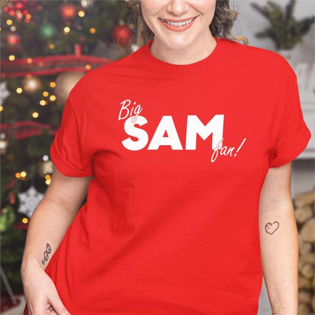 Eric Musselman Wearing Big Sam Fan Tee Shirt