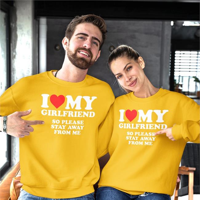 Zyastrox I Love My Girlfriend So Please Stay Away From Me Shirt Zyas