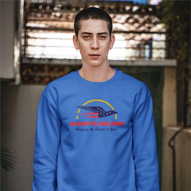 Old Row Shop Desantis Airlines Long Sleeve Tee Shirt