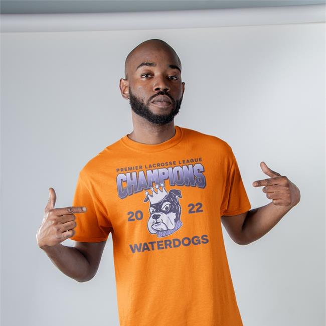 Premier Lacrosse Legue Champions 2022 Waterdogs Shirts Barstool Sports Store