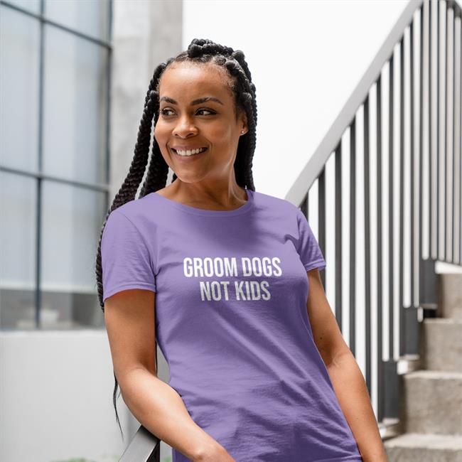 Groom Dogs Not Kids Shirts MarioPresentsOfficial