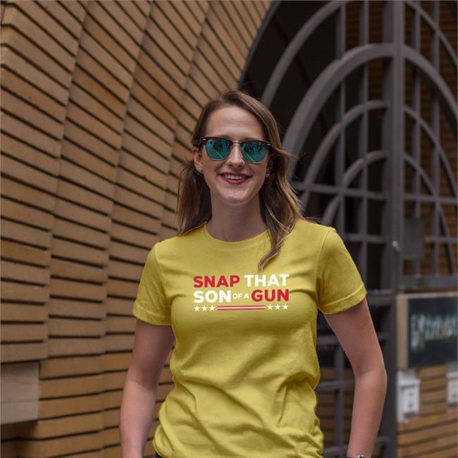 Snap That Son Of A Gun Tee Navy