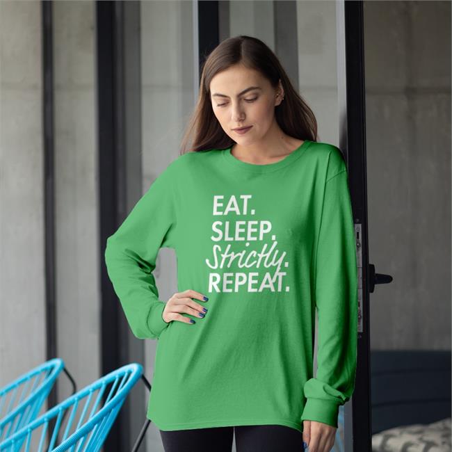 Hello Magazine Eat Sleep Strictly Repeat Shirt
