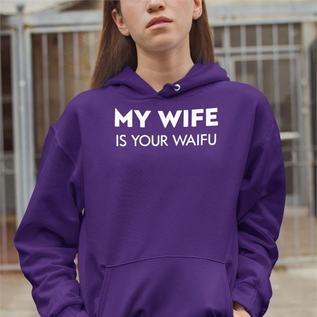 Jacob Fleming Wearing My Wife Is Your Waifu T-Shirt