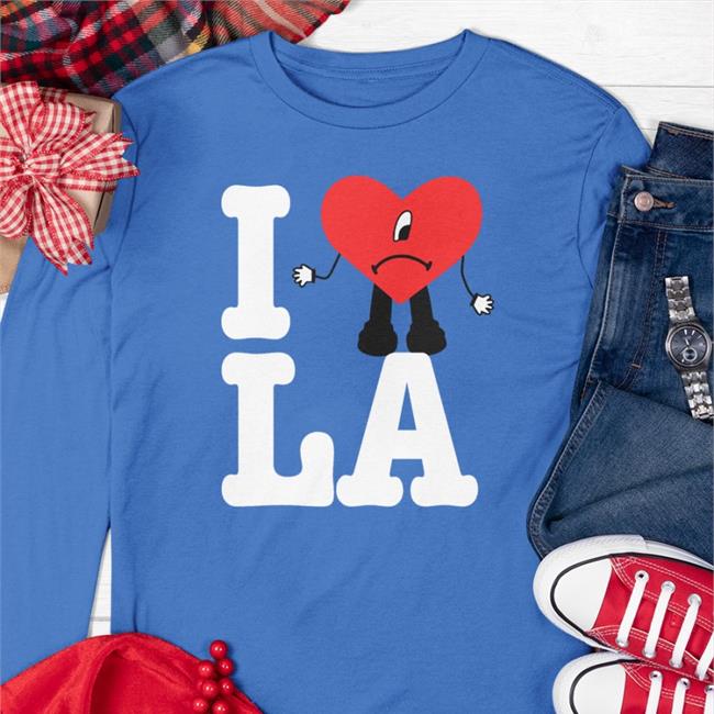 Bad Bunny I Love Los Angeles Tee Shirts