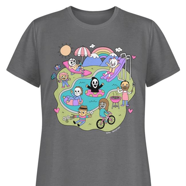 Sean Solomon Horror Movie Pool Party Tee Shirt Die9times Merch
