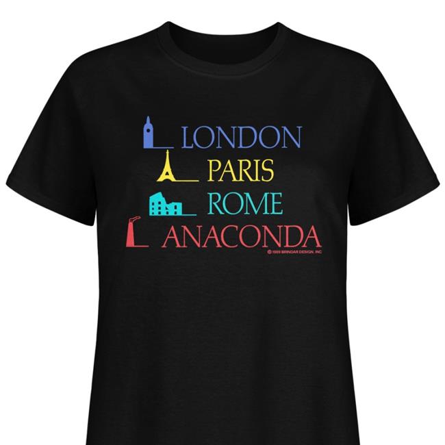 London Paris Rome Anaconda Shirts