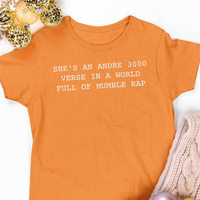 Joey She’S An Andre 3000 Verse In A World Full Of Mumble Rap Long Sleeve T Shirt Gothamhiphop