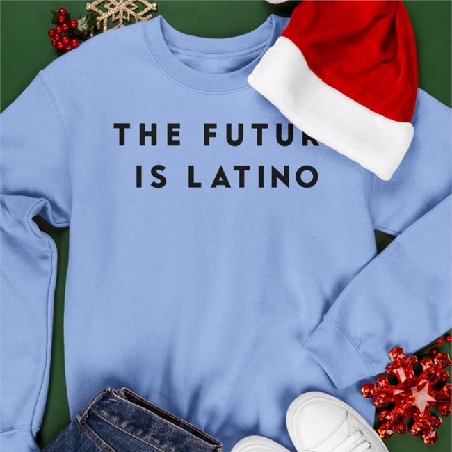The Future Is Latino Long Sleeve T Shirt White