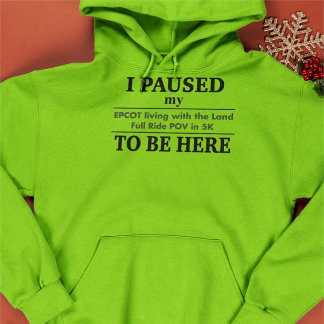 FakeDisneyFacts I Paused My Epcot Living With The Land Full Ride Pov In 5K T Shirt