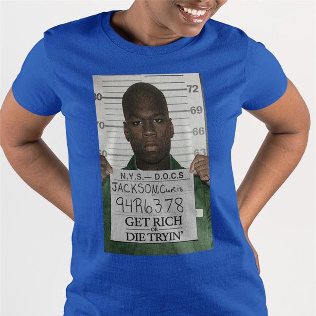 G Unit Store Mug Shot Get Rich Or Die Tryin Tee Shirt 50cent
