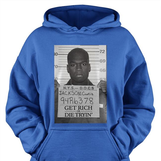Jackson Curtis Mug Shot Get Rich Or Die Tryin Sweatshirt