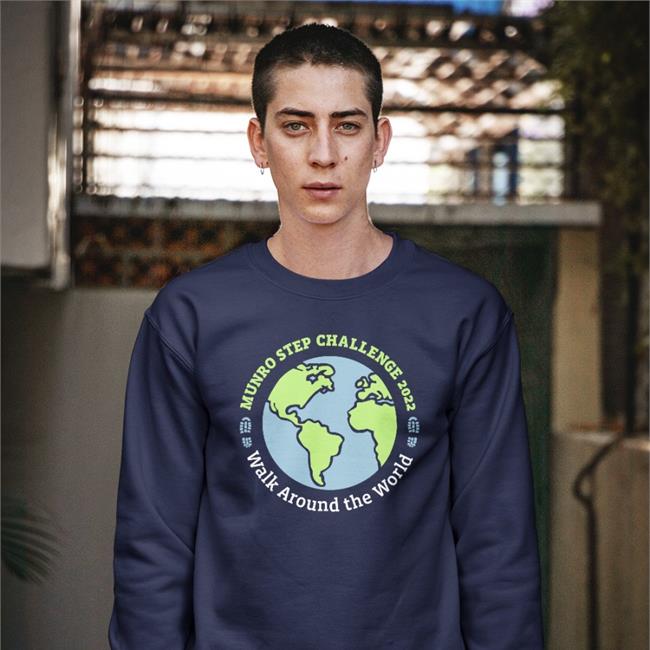 Munro Step Challenge 2022 Walk Around The World Shirt My Peak Challenge Store Sam Heughan