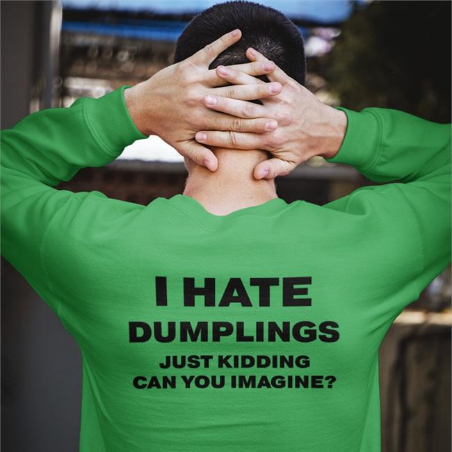 I Hate Dumplings Just Kidding Can You Imagine Shirts
