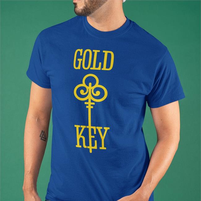 Gold Key Tee Shirt Funny Gold Key Logo Shirt