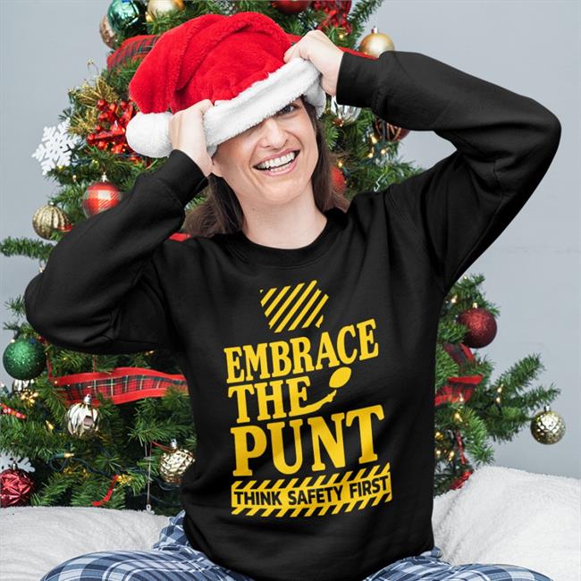 Heavens.Threadless Merch Iowa Embrace The Punt Think Safety First Shirt Black Heavens.Threadless Merch Iowa Embrace The Punt Think Safety First Hoodie Black