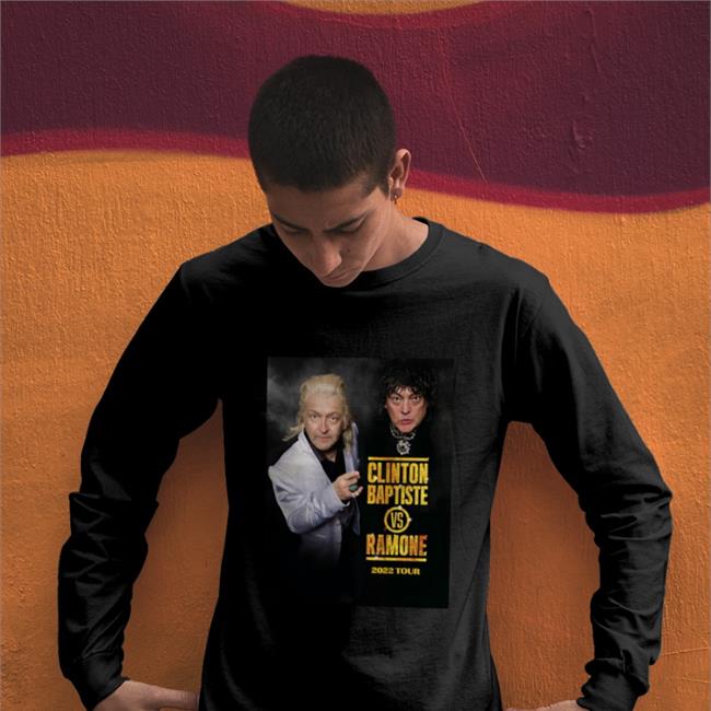Clinton Baptiste Vs Ramone Hoodie Clinton Baptiste Vs Ramone 2022 Hoodie Black