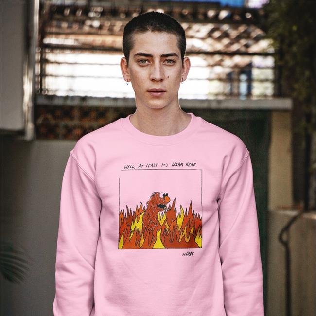 Reallygoodartis Shop At Least It's Warm Here T Shirt Matt Gray