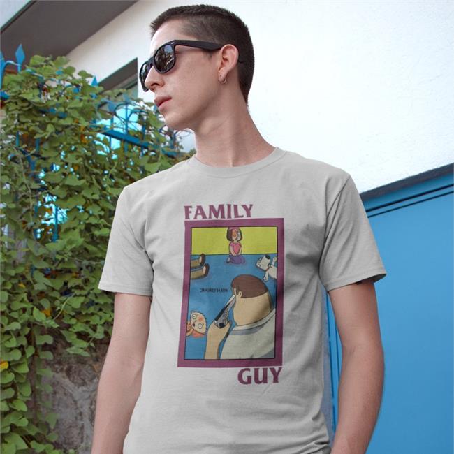 Family Guy Black Flag Man T Shirt