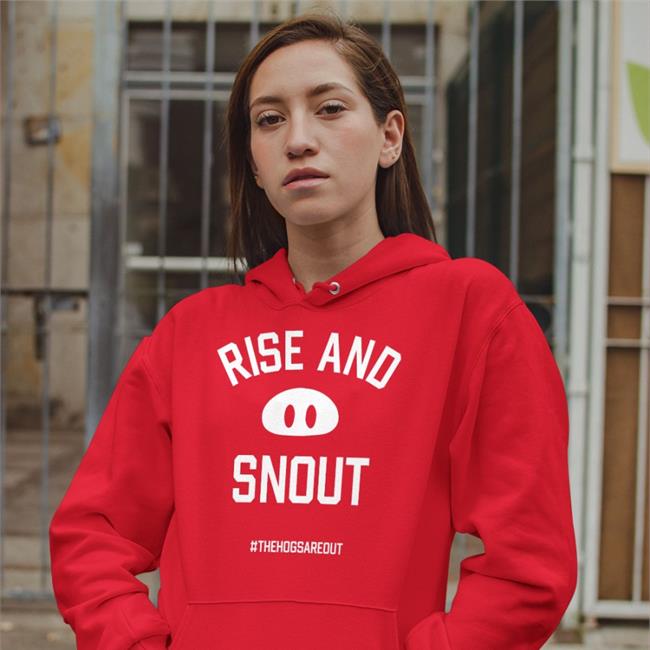 Red Rise And Snout Arkansas Vs Byu Football Shirt Bonfire Store