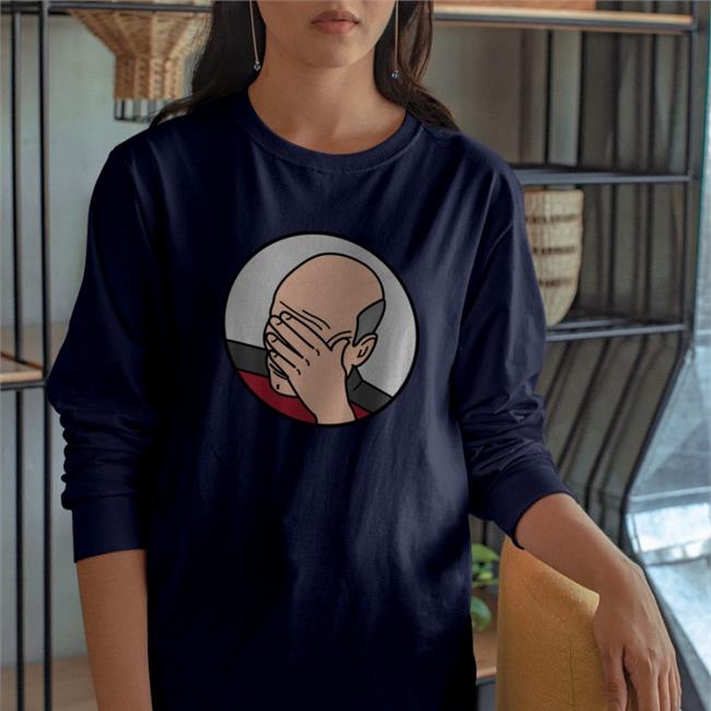 Epic Facepalm Epic Facepalm Picard T Shirt Terry