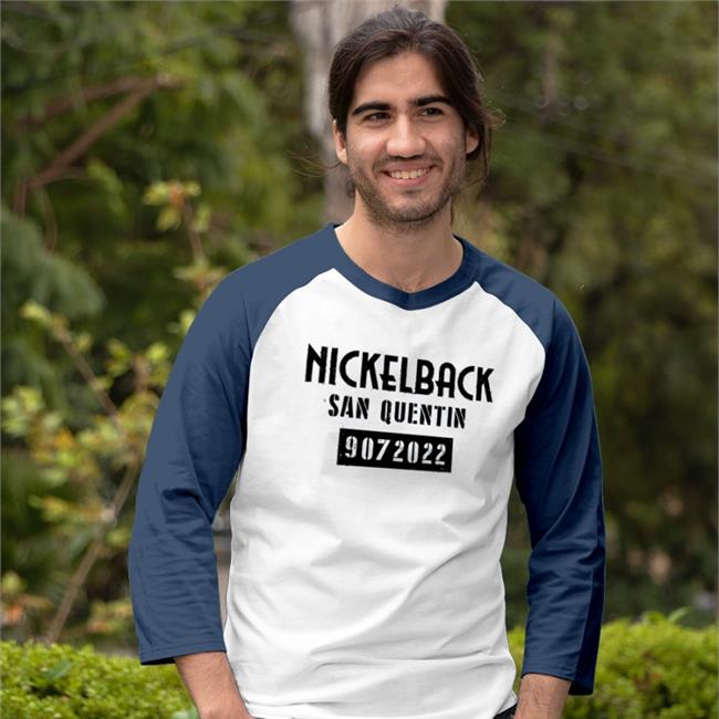 Nickelback Merch Nickelback San Quentin 9072022 Hooded Sweatshirt White