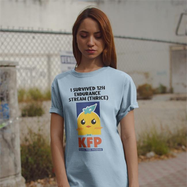 I Survived 12H Endurance Stream Thrice Kfp Kiara Fried Phoenix Sweatshirt
