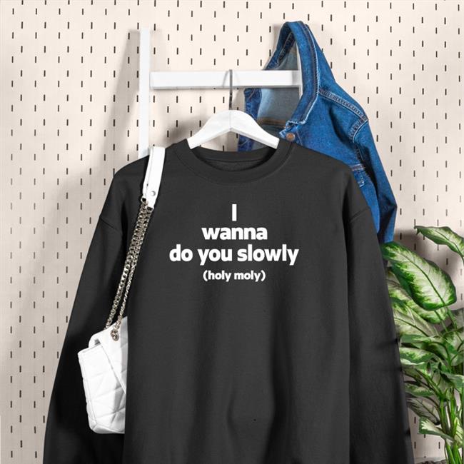I Wanna Do You Slowly Holy Moly Hoodie