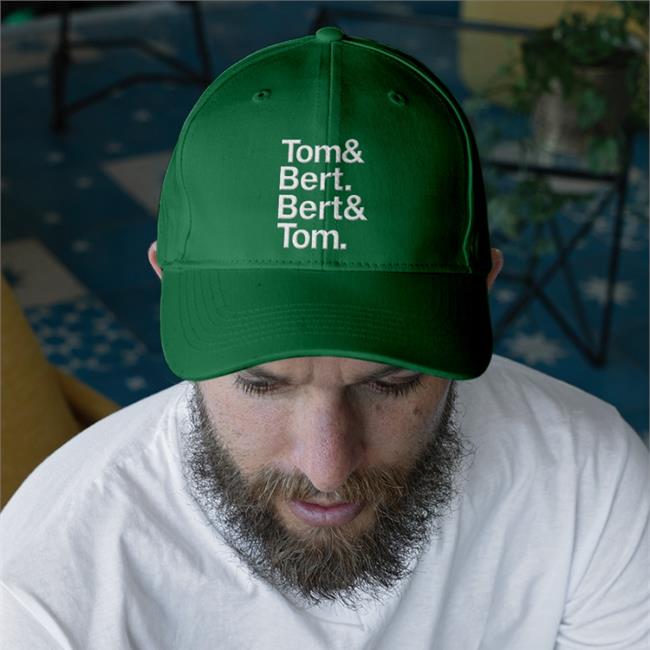 Tom & Bert. Bert & Tom. Embroidered Hat
