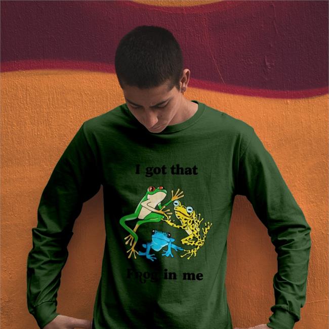 Thegoodshirts I Got That Frog In Me Hoodie Good Shirts Merch