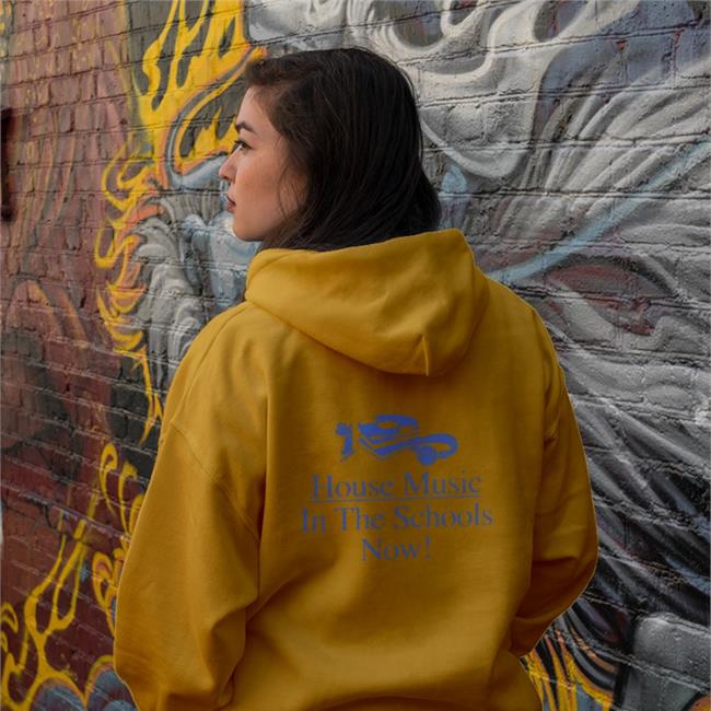 Everpress House Music In The Schools Now Long Sleeve T Shirt White