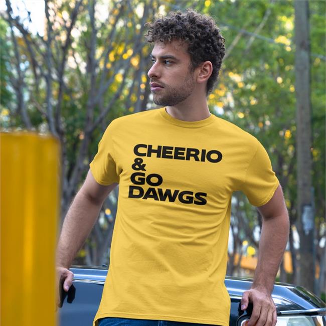 Cheerio And Go Dawgs Shirt Britishbulldawg Red Cheerio And Go Dawgs Shirt