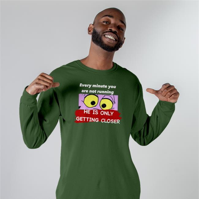Fake Disney Facts Every Minute You Are Not Running He Is Only Getting Closer Shirt Epcot 40Th