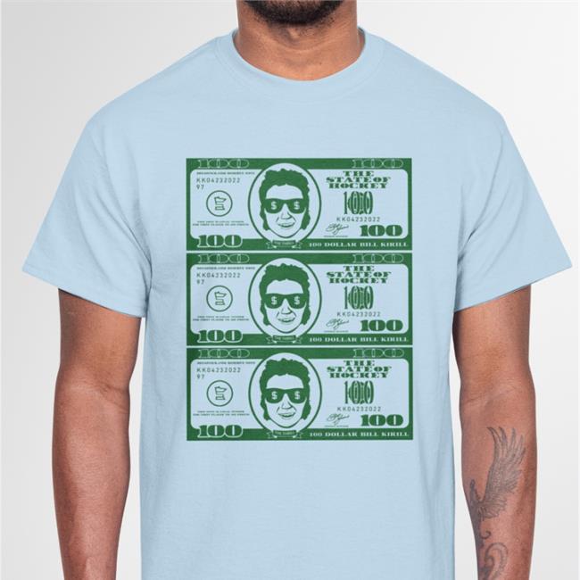 Sotastick Merch 100 Dollars Bill Kirill Tee Shirt White