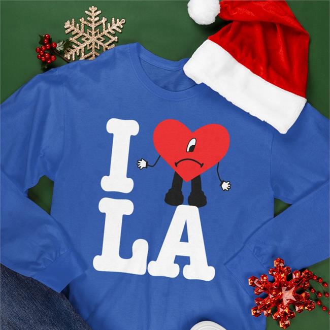 Bad Bunny Merch Sofi Stadium Bad Bunny Tour I Love La Shirt Bad Bunny I Love Los Angles Shirt