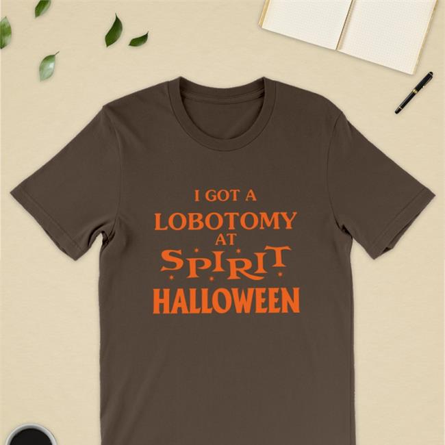 Cryingintheclub69 Crying In The Club Merch I Got A Lobotomy At Spirit Halloween Shirt