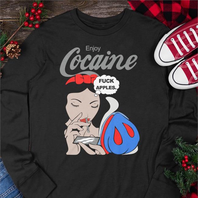 Snow White Enjoy Cocaine Fuck Apples Shirt Amsterdam