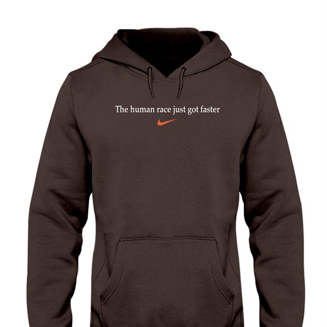 The Human Race Just Got Faster Hoodie Eliud Kipchoge