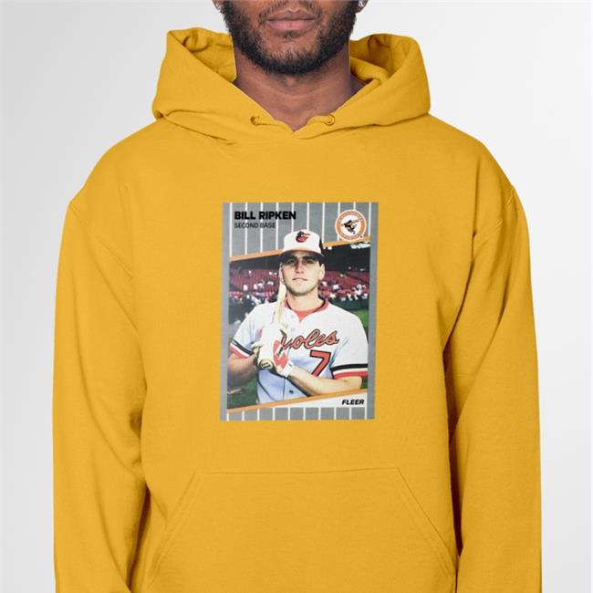 Billy Ripken Second Base Sweatshirt Baltimore Orioles