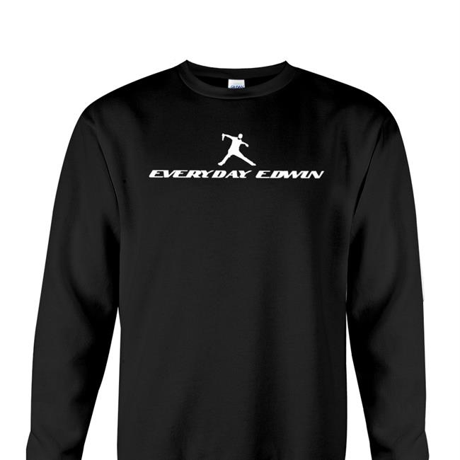 Edwin Escobar Wearing Everyday Edwin Sweatshirt