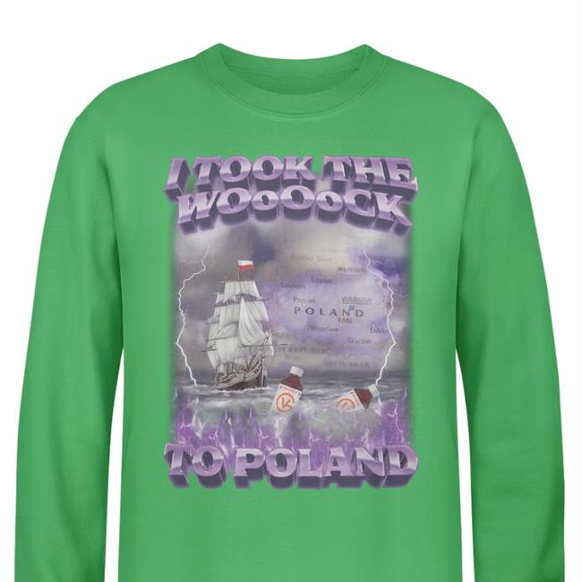 Swag Stimulus Merch I Took The Woooock To Poland Shirt Swagstimulus.Com Tiktok