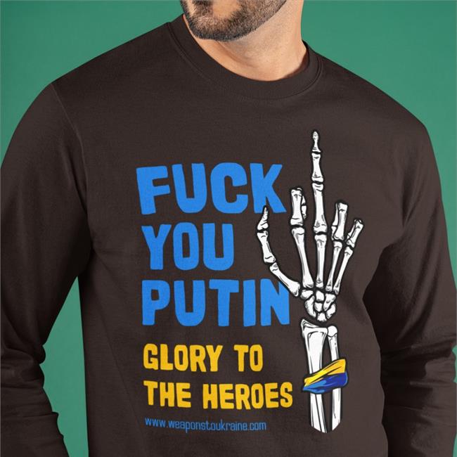 Kyivpost Fuck You Putin Glory To The Heroes Shirt Jana Cernochova