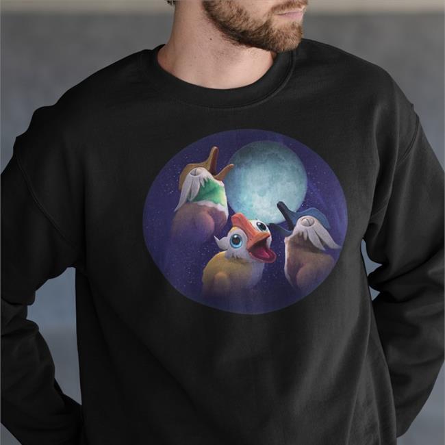Blizzard Gear Store World Of Warcraft Three Duck Moon Shirt Navy