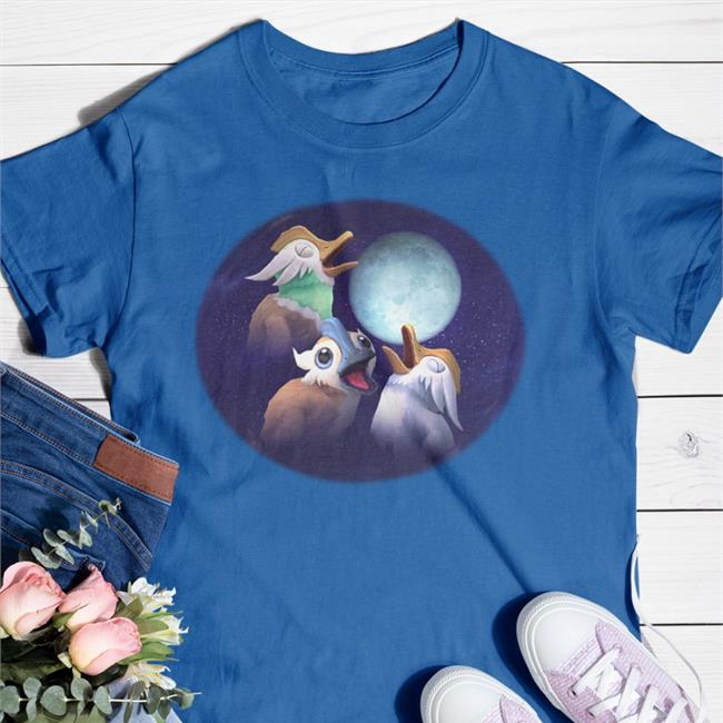 Three Duck Moon Shirt World Of Warcraft Black