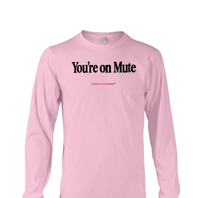 Pato O'ward Wears You're On Mute Brought To You By Axel Arigato Shirt Patriciooward