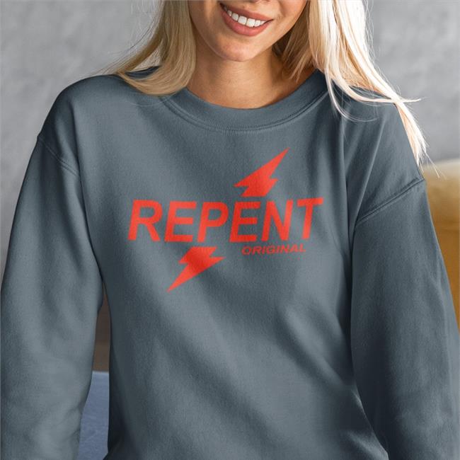 Printmer Repent Hoodie Sweatshirt