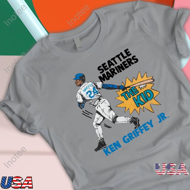 Homage Merch Ken Griffey Jr Mariners Home Run Hoodie Sweatshirt