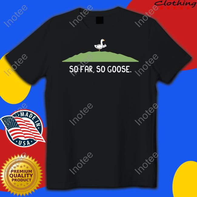 Handsoffmydinosaur Shop So Far So Goose T Shirt