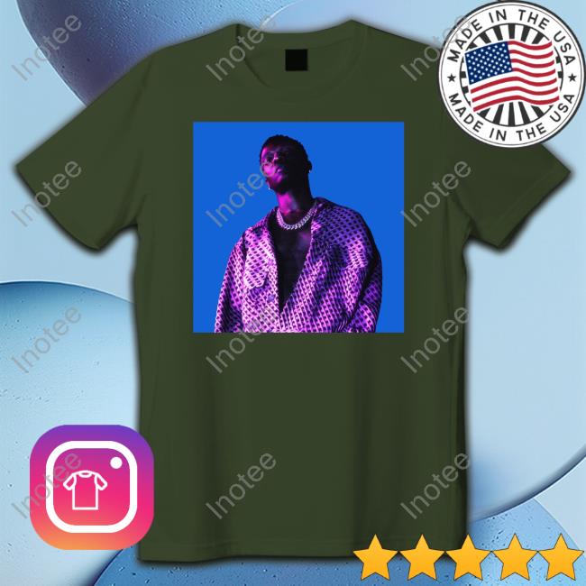 Amielumeh Wearing Wizkid More Love, Less Ego Tee